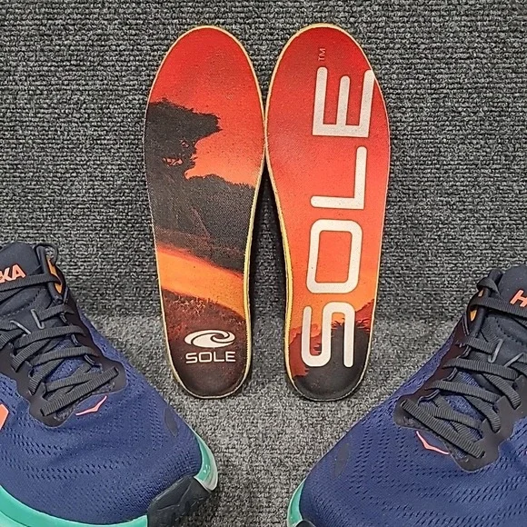 Hoka Bondi 8  Womens Sz 10.5 B‎ Outer Space Bellwether Blue Running 1127952 OSBB - Picture 15 of 16